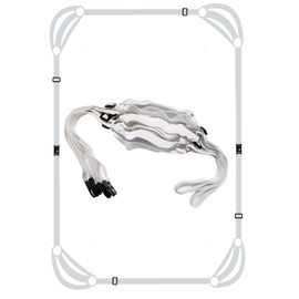 Eopocdor Bed Sheet Tensioner, Adjustable, Mattress Holder, Elastic Bedding Holder Band to Keep Leaves on the Bed, 360 Degree Handle Bed Sheet Straps (B)