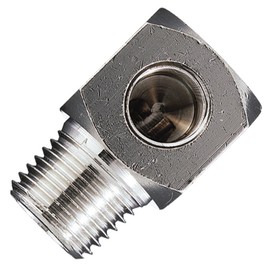 Niigataseiki BeHAUS N-511 Nipple, PT Elbow, Same Diameter R1/8 x Rc1/8, Made in Japan