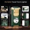 All-in-one Torch Lighter with V Cutter, Punch, Needle, Holder and