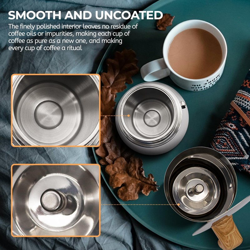 Uncoated 12 Cup Moka Pot 304 Thickened Stainless Steel Coffee