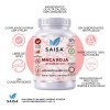 Maca Roja Orgánica 100 Pura Cápsulas Suplemento Alimenticio Saisa Herbal