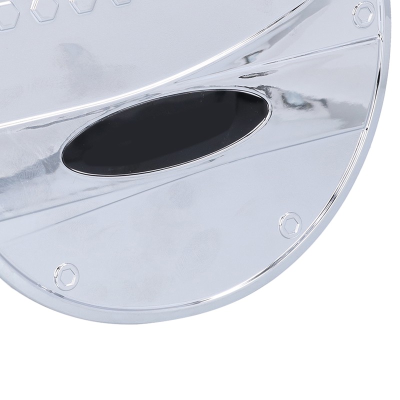 Fuel Tank Cover Trim Gas Cap Lid Chrome Decoration Replacement