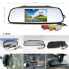iPoster 4.3" Screen Mirror Rear Monitor Reversing Backup Camera For