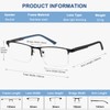 EYECEDAR 5 Pack Premium Blue Light Blocking Reading Glasses Men