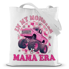 Mama Tote Bag For Women Mom Mother, Mama Canvas Pouch, Birthday Christmas Graduation Gifts For Women Mom Grandmother, Aesthetic Reusable Grocery Bag, Funny Gifts
