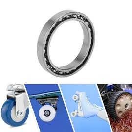 ACROPIX 6807 Deep Groove Ball Bearings P6 35x47x7mm Lubricated Bearings Open Type Silver Tone Scooter Skateboard Wheel