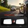 A-Premium Left Driver Side Power Heated Mirror Glass with Backing