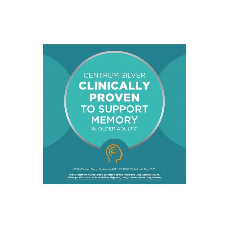 Centrum Minis Silver 50 Multivitamnico Con D3 Y B, 320