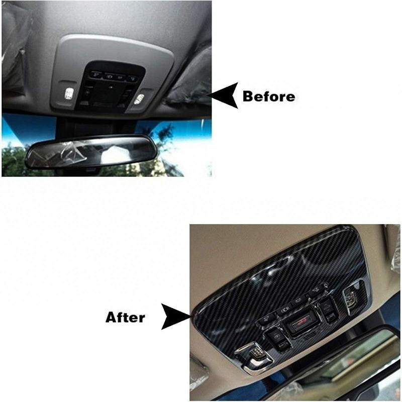 Xotic Tech Reading Dome Map Light Cover Trim, Carbon Fiber