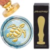 CRASPIRE Turtle Wax Seal Stamp Retro Sea Animal Sealing Wax