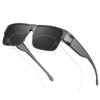 LVIOE Polarized Sunglasses Fit Over Glasses for Women Men, Wrap
