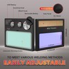 JustHot Welding Helmet Auto Darkening Welding Hood Solar Powered True