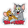 Spreadshirt Tom And Jerry Happy Friends Stickers 10 x 10