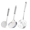 Tenta tenta kitchen Solid Stainless Steel Spider Strainer Skimmer Ladle