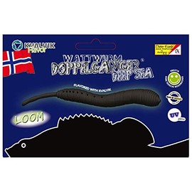 Dieter Eisele Wattworm Doppelgänger Deep Sea 8 cm – 5 Rubber Worms, Colour: Wattworm Black