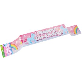 Eleganza Unicorn Banner, Foil, Multicolor, 10 x 10 x 1 cm