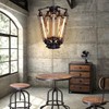Industrial Metal Chandelier, 8 Lights Retro Chandelier Vintage Steampunk Style