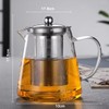 CHENGBAO Tetera de Vidrio de 950ml para Estufa,Tetera de Cristal,con