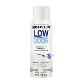 Rust-Oleum Low Odor Premium Spray Paint, 11 oz, Matte Snow White