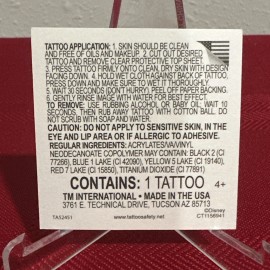 runDisney Green 2x2” Inch runDisney MINNIE MOUSE Running TEMPORARY TATTOO *SHIPS FREE