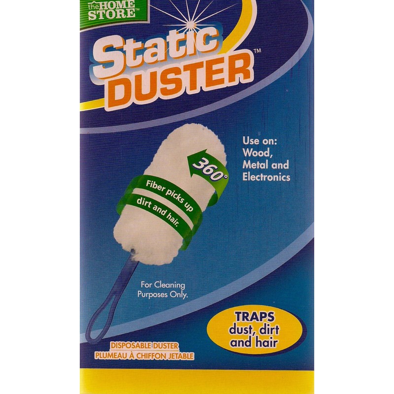 360 degree Static Duster (Fiber Picks Up Hair and Dirt)