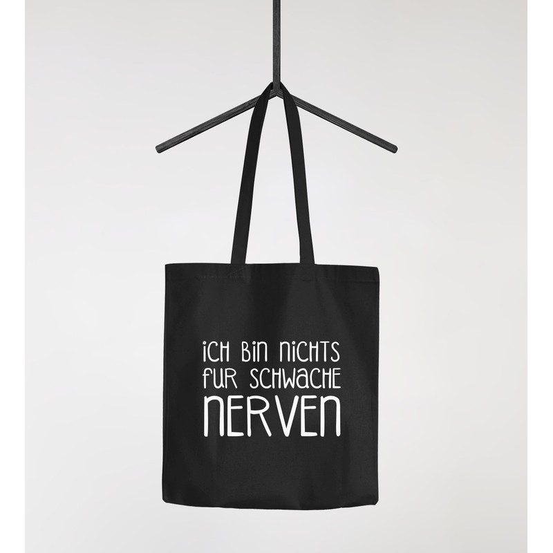 Moonworks® Fabric Bag Jute Bag I'm Not for the Weak