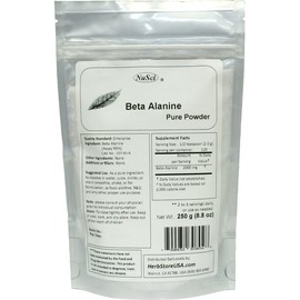 NuSci Pure Beta Alanine Powder for Endurance (500 Grams (1.1 lb))