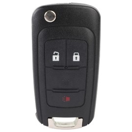 KEYALL 1 Pack 3 Buttons Remote Control Car Key Fob 2010 Fit for Buick Allure 2.4L,2010 Fit for Buick Allure 3.0L OHT01060512