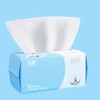 Cotton Facial Dry Wipes, 100 Count, Deeply Cleansing Disposable Face