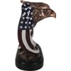 Ebros Gift Patriotic Bald Eagle With American Flag Beveled Engravable