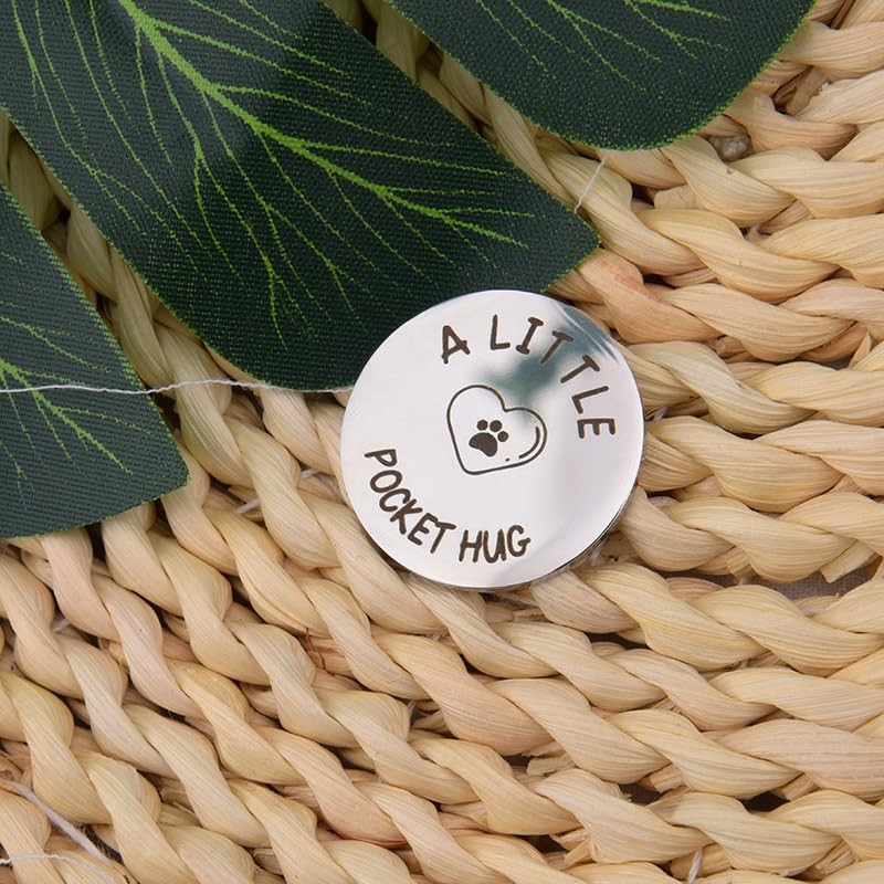 Pocket Hug Token for Loss of Dog Cat Pet Memorial