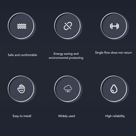 Three-safe check valve for air conditioning condensate, backflow and odour proof, check valve for central air conditioning condensate drain pipes, smooth drainage