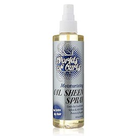 Worlds Of Curls Comb Out Conditioner & Oil Sheen Spray Moisturizer, Extra Dry Hair, 8 Oz