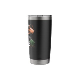 Funny I Spend Free Time with Hoes & Dirt Bags Gardening Stainless Steel Insulated Tumbler