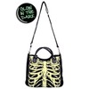 Lost Queen Goth Ribcage Skeleton Glow in the Dark Shoulder