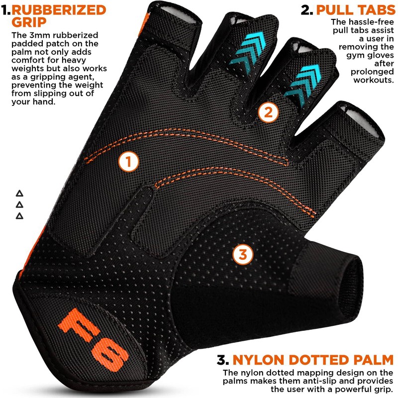 RDX Gym Weight Lifting Gloves Workout Fitness Bodybuilding Breathable Powerlifting