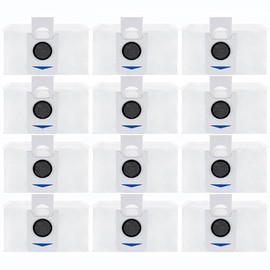 12pcs Dust Bag for Ecovacs Deebot T20 omni/X1 OMNI/T10 OMNI Robot Vacuum Cleaner Ecovacs Deebot T20 Omni Dust Bag Deebot X1 Omni Dust Bag Deebot T10 Omni Dust Bag