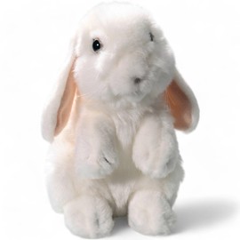 Carl Dick 3624 Standing White Rabbit Snow Bunny Approx. 18 cm Plush Toy Stuffed Toy Cuddly Toy
