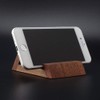 Black Walnut Triangle Wooden Smartphone Stand
