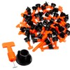 TOPWAY Tile Leveling System 50pcs Pack Reusable Tile Levelers Spacers