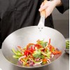 Town 14" Heavy Duty Mandarin Wok Silver Carbon Steel Round