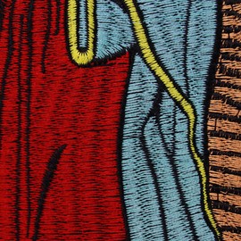 Lady of Guadalupe Embroidery Mary Jesus Patch Virgin Mary Patch Sacred Heart Holly Mary Applique Sagrado Corazon Virgen Maria Aplique Parche