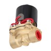 Solenoid Valve Brass Electric 2 Way 1/2in Normally Closed for