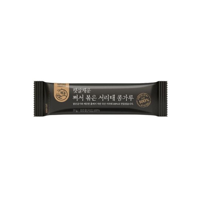 Chaewoon 햇살채운 쪄서 볶은 서리태 콩가루 30봉 x 4박스 (총