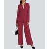 Casly Lamiit Womens Sets 2 Piece Outfits Business Casual Pantsuit