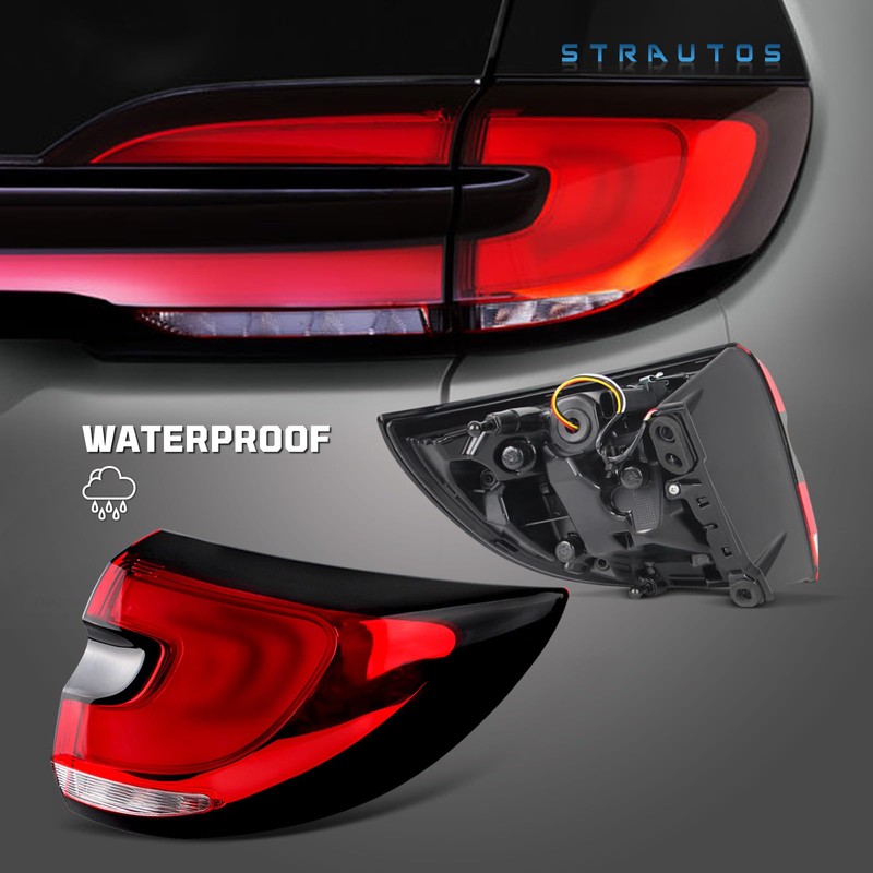 STRAUTOS LED Tail Lights Compatible with 2021-2024 Chrysler Pacifica