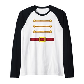 Christmas Nutcracker Squad Toy Soldier Costume Xmas Matching Raglan Baseball Tee