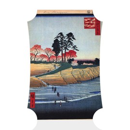 Fastasticdeals Vertical Home Decor Wall Sign Plum Garden, Kamata Art Picture Frame Berlin Shape 12x18Inches