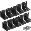 Shelf Bracket Corner Brace Sets JINLINY 10 Pack Metal L