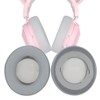 Grey Cotton Headset Ear Pad Headphone Cover Cushion Replacement for